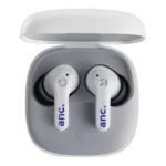 GOBOULT (formerly Boult) TuneX TWS Earbuds with Active Noise Cancellation (IPX5 Water Resistant, Fast Charging, White)