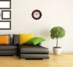 Kadio Analog 24.5 cm X 24.5 cm Wall Clock (Maroon, with Glass, Standard)(AA1103/172) - Image 5