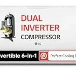 LG 1.5 Ton 5 Star DUAL Inverter Split AC (Copper, AI Convertible 6-in-1, VIRAAT Mode, Faster Cooling & Energy Saving, 4 Way Swing, HD Filter with Anti-Virus Protection, US-Q19YNZE3, White)(Non Wi-Fi Split AC YNZE3 - 2025) [AA1096/2]