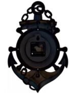 Kadio Analog 39 cm X 26 cm Wall Clock (Black, with Glass, Standard)(AA1103/173) - Image 4