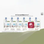 LG 6 in 1 Convertible 1.5 Ton 3 Star Inverter Split AC with Monsoon Comfort Feature (2025 Model, Copper Condenser, ASQ18ANXEAMLG) - Image 2