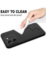 Front & Back Case For POCO M7 Pro 5G (Black, Camera Bump Protector , Silicon (AA1098/29] - Image 2