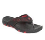 Paragon Black and Red Ultra-Durable Flip Flops for Men[AA1097/83]