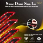 FABTEC Microfibre, Stainless Steel Car Bumper Guard (Black, Pack of 4) New* Design 100% Waterproof Stainless steel Double Chrome Flexible Car Bumper, Toyota, Innova)[AA1097/84] - Image 3