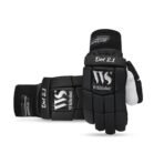 WHITEDOT Sports Dot 2.1 Cricket Batting Gloves||Suitable for Youth|Medium Right Hand||Black, Leather [AA1096/139] - Image 2
