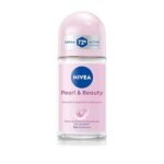 NIVEA Pearl and Beauty 50ml Deo Underarm Roll On | With Pearl Extracts & Avocado Oil | 72 H Long Lasting Floral Scent | 0% Alcohol and Dermat Approved | For Women[AA1098/16]