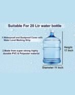 Plastic Water Dispenser Bottle - Blue Color 20L, 20 Liter Mineral Water Dispensers Jar | Drinking Water Can | Big Water Bottle BPA Free Water Bottle Large Container With Thread Cap (BLUE)[AA1100/90] - Image 3