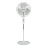 Crompton HISPEED Gale Classic 400 mm Pedestal Fan | Superior Air Delivery | Easy Neck Tilt Mechanism | Adjustable Height | Smooth Oscillation | 2 Year Warranty | White