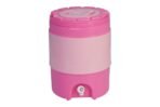 Siddhi 20 Litre Cool/Chilled Water Jar Insulated Plastic Thermos Flask Dispenser Container with Tap Pink Pack of 1[AA1100/91]