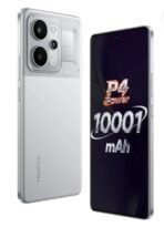 realme P4 Power 5G Smartphone, Trans Silver, 8GB RAM, 256GB Storage, 10001mAh Battery, 6.8 Inch Display, Triple Camera[AA1100/57]