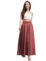 Women Viscose Crepe Flared Printed Palazzo Elasticated Waist Loose-fit & Regular, Casual Wear (Free Size 28 to 42 Waist) (in, Numeric, 42, Regular,) - Image 5
