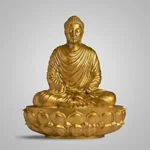 SILAII Gautama Buddha Statue for Home Decor – 6 Inch | Gold Buddha Showpiece for Home & Office | Spiritual Buddha Idols for Home Decor