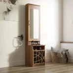 PARIS DST Engineered Wood Dressing Table (Finish Color-TEAK Knock Down) (AA1102/46)