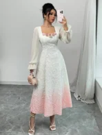 Gradient A-Line Dress[AA1097/29] - Image 4