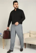 Men Regular Fit Solid Formal Shirt (AA1102/62) - Image 2