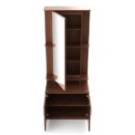 Spacewood Dressing Table | Ora | 3 Year Warranty | 5 Shelves & 2 Shutter Storage, Vanity Table for Bedroom, Living Room, and Home| Engineered Wood | Walnut Rigato - Image 4