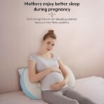 StarAndDaisy Pregnancy Pillow for Women – Pregnant Pillow & Maternity Pillow for Pregnancy Sleeping with Belly Support, Adjustable Butterfly Design, Organic Cotton Cover - Image 3