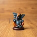 Handcrafted Blue Ganesh Idol for Car Dashboard | Modern Abstract Ganesha Showpiece for Home, Office & Gifting(AA1103/87) - Image 4