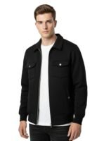 Men's Cotton Fleece Jackets with 4 Pockets(Youth, Gym, Church, Streetwear & Casual Wear) Heavy Quality with - 6 Colors Options | 800gm Weight