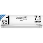 Haier 1.5 Ton 3 Star Triple Inverter Split AC (Copper, 7 in 1 Convertible, Anti Bacterial Filter, Cools at 60°C Temp, 20 Mtrs Air Throw - HSU18K-PYS3BN-INV,White) [AA1096/20]