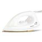 Bajaj DX-7 1000 Watts Dry Iron | Advance Soleplate And Anti-Bacterial German Coating Technology | Light Weight Iron | Thermal Safety Fuse | 360 Degree Swivel Cord | 2-Yrs Warranty 【White】