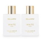 Bella Vita Luxury White Oud Unisex | Long Lasting Perfume for Man and Woman | EDP Pack of 2 x 100ml | Orange, Patchouli, Musk | Oud, Citrus, Spicy Premium Fragrance Perfume for Men & Women | Great for Everyday Use