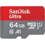 SanDisk Ultra 64GB microSDXC UHS-I, 140MB/s R, Memory Card, 10 Y Warranty, for Smartphones (AA1104/84)