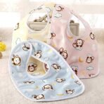 BabyGo Waterproof Baby Bibs | Spill-Resistant Apron Feeding Bibs for 6–12 Months, Soft & Absorbent Fast-Dry Cotton, Durable, Lightweight, Washable & Reusable Meal Time Bibs | Set of 6 (Multicolor) - Image 3