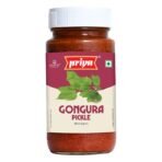 Priya Gongura Pickle with Garlic, 300g I Authentic Telugu Style Achar |Traditional South Indian Taste| Homemade Andhra Pickles| Tangy and Spicy|With Tamarind Paste, Gongura Leaves & Mixed Spices| Glass Jar (AA1104/263) - Image 5