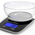HealthSense Chef-Mate KS 33 Digital Kitchen Weighing Scale & Food Weight Machine for Health, Fitness, Home Baking & Cooking with Free Bowl, 1 Year Warranty & Batteries Included
