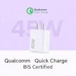 Original 45W Turbo Fast Charger with Type-C Cable Compatible with Redmi Note 14/14 Pro, 15, Poco M7 Pro/M8 5G/X7/X3/X4/Xiaomi, Redmi & Poco (AA1104/277) - Image 4