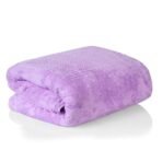 Microfiber Towels for Bath Large Size-Super Soft Coral Fleece Bathing Towel with Hook Quick Dry Super Absorbent-Bath Towel for Men and Women-70x140 cm, 350 GSM, Pack of 1 (AA1104/220) - Image 5