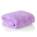 Microfiber Towels for Bath Large Size-Super Soft Coral Fleece Bathing Towel with Hook Quick Dry Super Absorbent-Bath Towel for Men and Women-70x140 cm, 350 GSM, Pack of 1 (AA1104/220)