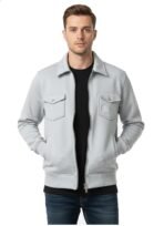 Men's Cotton Fleece Jackets with 4 Pockets(Youth, Gym, Church, Streetwear & Casual Wear) Heavy Quality with - 6 Colors Options | 800gm Weight - Image 7