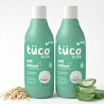 Tuco® Kids Body Lotion for soft, hydrated skin | Perfect for tanned, dry, dull skin | Made with Almond Oil and Aloe Vera | For kids 4-10, 2-5, 10-15 years | SLS & Paraben free | 300ml-Pack of 2 &  300ml -Pack of 1