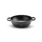 VAYA HauteChef Cast Iron Kadai, 24 cm, Pre-Seasoned & Naturally Non-Stick100% Pure & Toxin-Free, Deep Design for Frying & Curries, Induction Base, Rust-Resistant, Ergonomic Handles(AA1103/10)