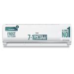 Haier 1.5 Ton 3 Star Twin Inverter Split AC (Copper, 7 in 1 Convertible, Frost Self Clean, HD Filter, Cools at 54°C, Long Air Throw - HSU17VP-TQS3BN-INV, White) [AA1096/19]