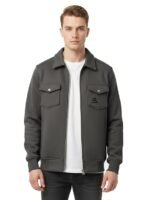 Men's Cotton Fleece Jackets with 4 Pockets(Youth, Gym, Church, Streetwear & Casual Wear) Heavy Quality with - 6 Colors Options | 800gm Weight - Image 5