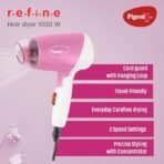 Pigeon Hair Dryer| 1000 Watts| 2 Speed & Temperature (Hot/Cool)| Foldable Handle| For Women and Men| 2 Years Warranty| Pink (AA1104/54) - Image 4