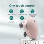 Revive Scalp Massager | 96 Silicon Kneading Points with Detachable Heads | Scalp, Body & Head Massager for Hair Growth (Pink) - Image 2