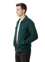 Men's Cotton Fleece Jackets with 4 Pockets(Youth, Gym, Church, Streetwear & Casual Wear) Heavy Quality with - 6 Colors Options | 800gm Weight - Image 4