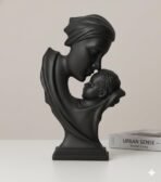 Mother & Child Figurine | Modern Decorative Resin Sculpture for Living Room & Tabletop Décor | (Mother & Child)(AA1103/84)