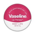 Vaseline Lip Tins Rosy Lips, 17 g | Provides Hydration, Sheer Pink Tint & Glossy Shine[AA1098/ 68]