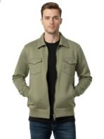 Men's Cotton Fleece Jackets with 4 Pockets(Youth, Gym, Church, Streetwear & Casual Wear) Heavy Quality with - 6 Colors Options | 800gm Weight - Image 9