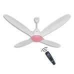 USHA New Bloom Series Lily Nova (Inspired by Lily) 4-Blade BLDC Ceiling Fan with Bi-Directional Feature | Sleep/Boost/Timer Modes | RF Remote | Dust-Resistant | Whisper-Quiet (White & Light Pink)[AA1098\8] - Image 2