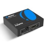 Orei HD-102 4K HDMI Splitter 1in2 Out - 1 Port to 2 Display Duplicate/Mirror - Ver 1.4 Certified for Full HD 1080P & 3D Support - Not Compatible with Mobile Phones - USB Powered, Black [AA1102/226]
