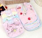 BabyGo Baby Feeding Combo | Waterproof Apron Bibs Set of 3 + BPA-Free Soft Silicone Squeeze Feeder Bottle with Spoon (90ml), Easy-to-Use & Reusable Feeding Set for Babies & Toddlers - Image 3