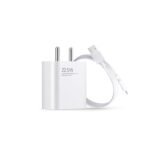 MI Xiaomi 22.5W Fast Charger with USB-C Cable, Quick Charge 3.0 Power Adapter Compatible with Redmi Note Series, Poco, Mi, Any Type C Devices - with Power Delivery (White) (AA1102/7)