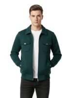 Men's Cotton Fleece Jackets with 4 Pockets(Youth, Gym, Church, Streetwear & Casual Wear) Heavy Quality with - 6 Colors Options | 800gm Weight - Image 3