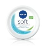 NIVEA Soft Light Moisturizer, 300 ml | Instant Hydration with Vitamin E & Jojoba Oil | Non-Greasy Cream for Face, Body and Hands | For Smooth, Healthy Skin (AA1104/31)